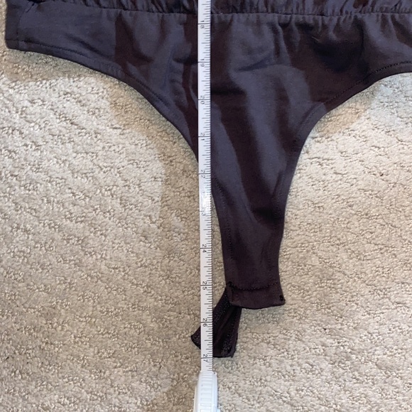 ASOS Grey Bodysuit with Black Lace NWT! - Picture 3 of 4